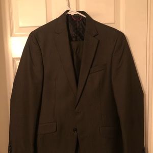 Men’s brown billy London slim fit suit 36r